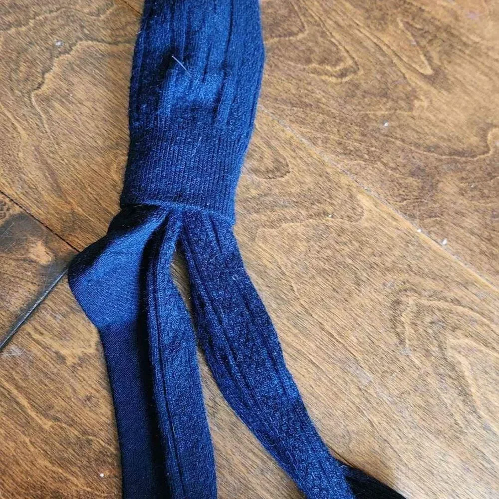 Bayshore Christian School Navy Lnee High Socks